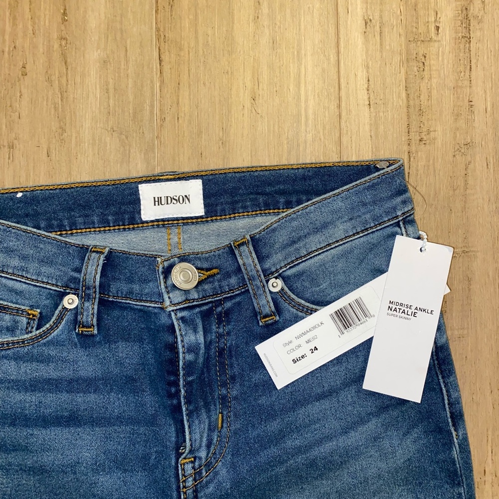 Hudson jeans midrise ankle Natalie jeans